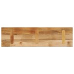 vidaXL Blat masă, 100x20x2,5 cm, dreptunghiular, lemn masiv mango brut vidaXL Blat masă, 100x20x2,5 cm, dreptunghiular, lemn masiv mango brut