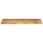vidaXL Blat masă, 80x30x2,5 cm, dreptunghiular, lemn masiv mango brut vidaXL Blat masă, 80x30x2,5 cm, dreptunghiular, lemn masiv mango brut