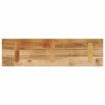 vidaXL Blat masă, 110x30x2,5 cm, dreptunghiular, lemn masiv mango brut
