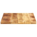 vidaXL Blat masă, 60x50x2,5 cm, dreptunghiular, lemn masiv mango brut vidaXL Blat masă, 60x50x2,5 cm, dreptunghiular, lemn masiv mango brut
