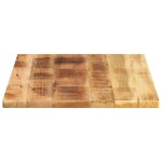 vidaXL Blat masă, 70x50x2,5 cm, dreptunghiular, lemn masiv mango brut vidaXL Blat masă, 70x50x2,5 cm, dreptunghiular, lemn masiv mango brut