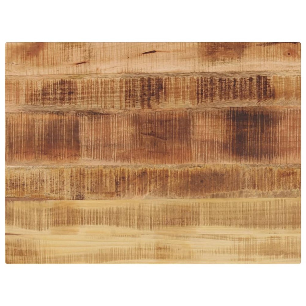 vidaXL Blat masă, 80x50x2,5 cm, dreptunghiular, lemn masiv mango brut