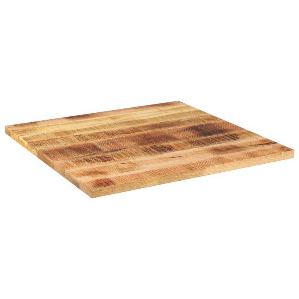 vidaXL Blat de masă, 70x70x3,8 cm, pătrat, lemn masiv mango brut