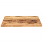vidaXL Blat de masă, 70x70x3,8 cm, pătrat, lemn masiv mango brut