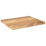vidaXL Blat masă, 60x50x3,8 cm, dreptunghiular, lemn masiv de mango vidaXL Blat masă, 60x50x3,8 cm, dreptunghiular, lemn masiv de mango