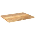 vidaXL Blat masă, 80x70x3,8 cm, dreptunghiular, lemn masiv de mango vidaXL Blat masă, 80x70x3,8 cm, dreptunghiular, lemn masiv de mango