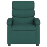 vidaXL Fotoliu rabatabil, verde închis, material textil vidaXL Fotoliu rabatabil, verde închis, material textil