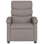 vidaXL Fotoliu rabatabil, gri taupe, material textil