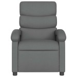 vidaXL Fotoliu de masaj rabatabil, gri închis, material textil vidaXL Fotoliu de masaj rabatabil, gri închis, material textil