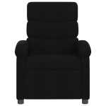 vidaXL Fotoliu de masaj rabatabil, negru, material textil vidaXL Fotoliu de masaj rabatabil, negru, material textil