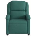 vidaXL Fotoliu rabatabil, verde închis, material textil vidaXL Fotoliu rabatabil, verde închis, material textil