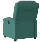 vidaXL Fotoliu rabatabil, verde închis, material textil vidaXL Fotoliu rabatabil, verde închis, material textil