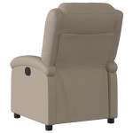 vidaXL Fotoliu rabatabil, cappuccino, piele ecologică vidaXL Fotoliu rabatabil, cappuccino, piele ecologică