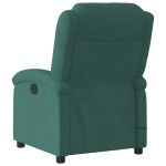 vidaXL Fotoliu de masaj rabatabil, verde închis, catifea vidaXL Fotoliu de masaj rabatabil, verde închis, catifea