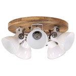 vidaXL Lampă de tavan, 25 W, alb, 50x50x25 cm, E27 vidaXL Lampă de tavan, 25 W, alb, 50x50x25 cm, E27