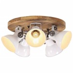 vidaXL Lampă de tavan, 25 W, alb, 50x50x25 cm, E27 vidaXL Lampă de tavan, 25 W, alb, 50x50x25 cm, E27