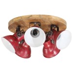 vidaXL Lampă de tavan 25 W, roșu, 50x50x25 cm, E27 vidaXL Lampă de tavan 25 W, roșu, 50x50x25 cm, E27