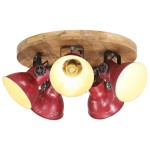 vidaXL Lampă de tavan 25 W, roșu, 50x50x25 cm, E27 vidaXL Lampă de tavan 25 W, roșu, 50x50x25 cm, E27