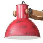 vidaXL Lampă suspendată 25 W, roșu uzat, 85x28x109 cm, E27 vidaXL Lampă suspendată 25 W, roșu uzat, 85x28x109 cm, E27