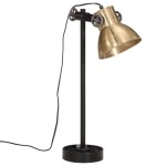vidaXL Lampă de birou 25 W, alamă antichizată, 15x15x55 cm, E27 vidaXL Lampă de birou 25 W, alamă antichizată, 15x15x55 cm, E27