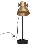 vidaXL Lampă de birou 25 W, alamă antichizată, 15x15x55 cm, E27 vidaXL Lampă de birou 25 W, alamă antichizată, 15x15x55 cm, E27