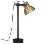 vidaXL Lampă de birou 25 W, alamă antichizată, 15x15x55 cm, E27 vidaXL Lampă de birou 25 W, alamă antichizată, 15x15x55 cm, E27