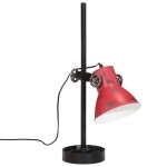 vidaXL Lampă de birou 25 W, roșu uzat, 15x15x55 cm, E27 vidaXL Lampă de birou 25 W, roșu uzat, 15x15x55 cm, E27