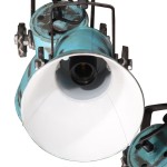 vidaXL Lampă suspendată 25 W, albastru uzat, 30x30x100 cm, E27 vidaXL Lampă suspendată 25 W, albastru uzat, 30x30x100 cm, E27
