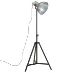 vidaXL Lampă de podea 25 W, argintiu vintage, 61x61x90/150 cm, E27 vidaXL Lampă de podea 25 W, argintiu vintage, 61x61x90/150 cm, E27