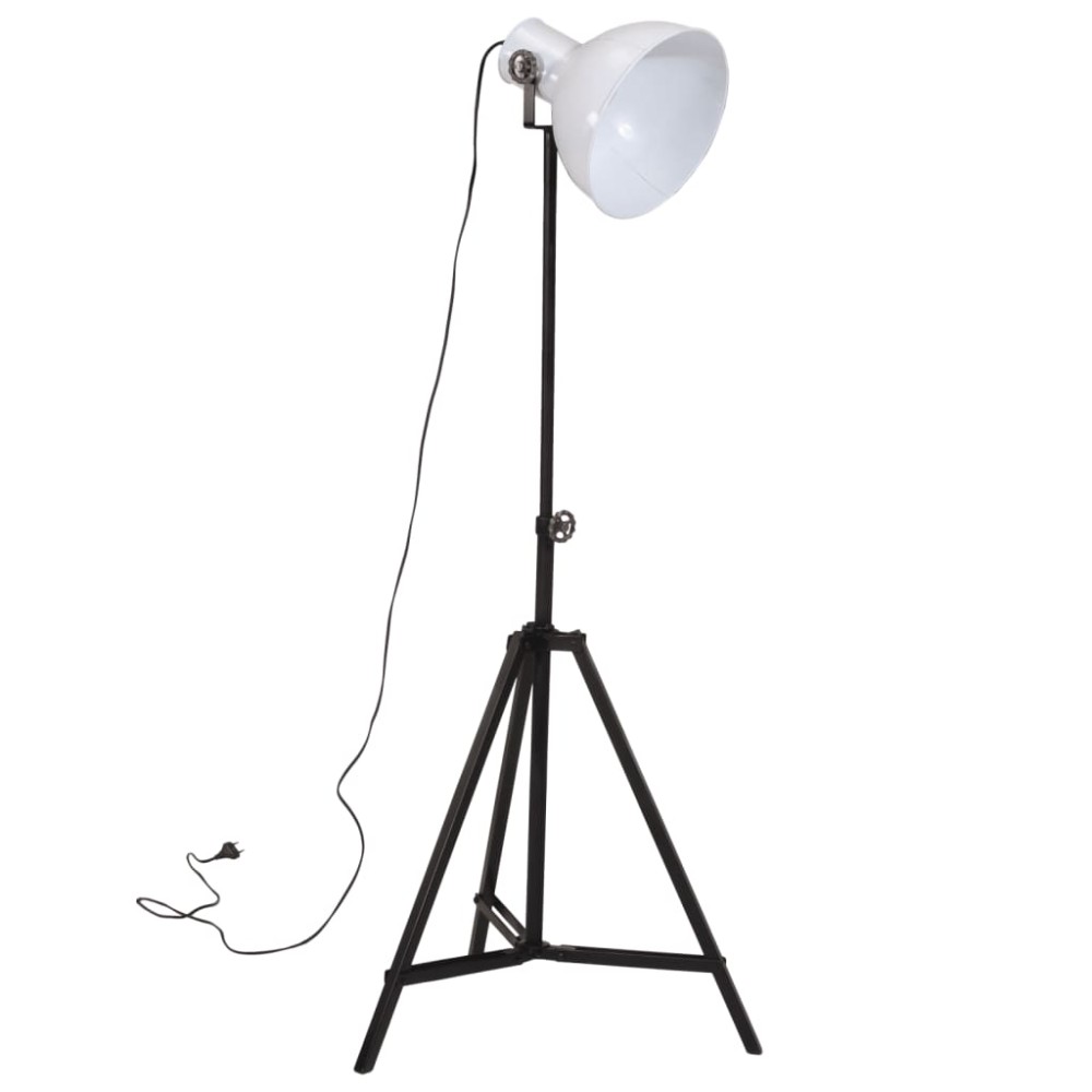 vidaXL Lampă de podea, alb, 61x61x90/150, 25 W, E27