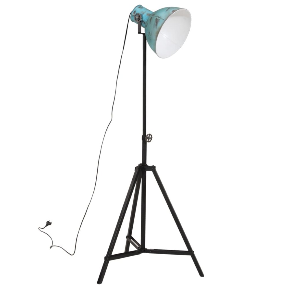 vidaXL Lampă de podea, 25 W, albastru uzat, 61x61x90/150 cm, E27