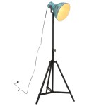vidaXL Lampă de podea, 25 W, albastru uzat, 61x61x90/150 cm, E27 vidaXL Lampă de podea, 25 W, albastru uzat, 61x61x90/150 cm, E27