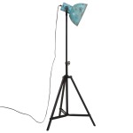 vidaXL Lampă de podea, 25 W, albastru uzat, 61x61x90/150 cm, E27 vidaXL Lampă de podea, 25 W, albastru uzat, 61x61x90/150 cm, E27