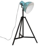 vidaXL Lampă de podea, 25 W, albastru uzat, 61x61x90/150 cm, E27 vidaXL Lampă de podea, 25 W, albastru uzat, 61x61x90/150 cm, E27