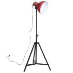vidaXL Lampă de podea, 25 W, roșu uzat, 61x61x90/150 cm, E27 vidaXL Lampă de podea, 25 W, roșu uzat, 61x61x90/150 cm, E27