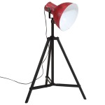 vidaXL Lampă de podea, 25 W, roșu uzat, 61x61x90/150 cm, E27 vidaXL Lampă de podea, 25 W, roșu uzat, 61x61x90/150 cm, E27