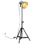 vidaXL Lampă de podea 25 W, argintiu vintage, 35x35x65/95 cm, E27 vidaXL Lampă de podea 25 W, argintiu vintage, 35x35x65/95 cm, E27