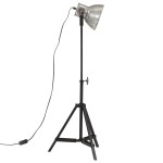vidaXL Lampă de podea 25 W, argintiu vintage, 35x35x65/95 cm, E27 vidaXL Lampă de podea 25 W, argintiu vintage, 35x35x65/95 cm, E27