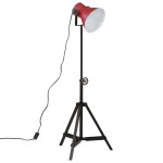 vidaXL Lampă de podea 25 W, roșu uzat, 35x35x65/95 cm, E27 vidaXL Lampă de podea 25 W, roșu uzat, 35x35x65/95 cm, E27