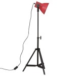 vidaXL Lampă de podea 25 W, roșu uzat, 35x35x65/95 cm, E27 vidaXL Lampă de podea 25 W, roșu uzat, 35x35x65/95 cm, E27