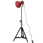 vidaXL Lampă de podea 25 W, roșu uzat, 35x35x65/95 cm, E27 vidaXL Lampă de podea 25 W, roșu uzat, 35x35x65/95 cm, E27