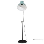 vidaXL Lampă de podea, 25 W, albastru uzat, 30x30x90-150 cm, E27 vidaXL Lampă de podea, 25 W, albastru uzat, 30x30x90-150 cm, E27