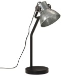 vidaXL Lampă de birou 25 W, argintiu vintage, 17x17x60 cm, E27 vidaXL Lampă de birou 25 W, argintiu vintage, 17x17x60 cm, E27