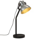vidaXL Lampă de birou 25 W, argintiu vintage, 17x17x60 cm, E27 vidaXL Lampă de birou 25 W, argintiu vintage, 17x17x60 cm, E27