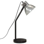 vidaXL Lampă de birou 25 W, argintiu vintage, 17x17x60 cm, E27 vidaXL Lampă de birou 25 W, argintiu vintage, 17x17x60 cm, E27
