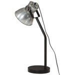 vidaXL Lampă de birou 25 W, argintiu vintage, 17x17x60 cm, E27 vidaXL Lampă de birou 25 W, argintiu vintage, 17x17x60 cm, E27