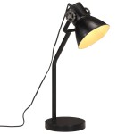 vidaXL Lampă de birou 25 W, negru, 17x17x60 cm, E27 vidaXL Lampă de birou 25 W, negru, 17x17x60 cm, E27