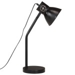 vidaXL Lampă de birou 25 W, negru, 17x17x60 cm, E27 vidaXL Lampă de birou 25 W, negru, 17x17x60 cm, E27