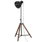 vidaXL Lampă de podea 25 W, negru, 75x75x90-150 cm, E27 vidaXL Lampă de podea 25 W, negru, 75x75x90-150 cm, E27