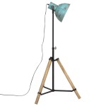 vidaXL Lampă de podea, 25 W, albastru uzat, 75x75x90-150 cm, E27 vidaXL Lampă de podea, 25 W, albastru uzat, 75x75x90-150 cm, E27